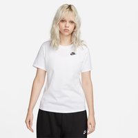 NIKE Sportswear Club Essentials T-Shirt Damen 100 - white L von Nike