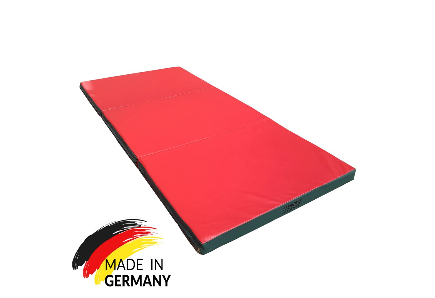 NiroSport Weichbodenmatte Turnmatte Gymnastikmatte Schutzmatte 200 x 100 x 8 cm Fitness (1er-Set), 8cm Stärke mit TG25 Schaumstoff, 4 Farbvarianten von NiroSport