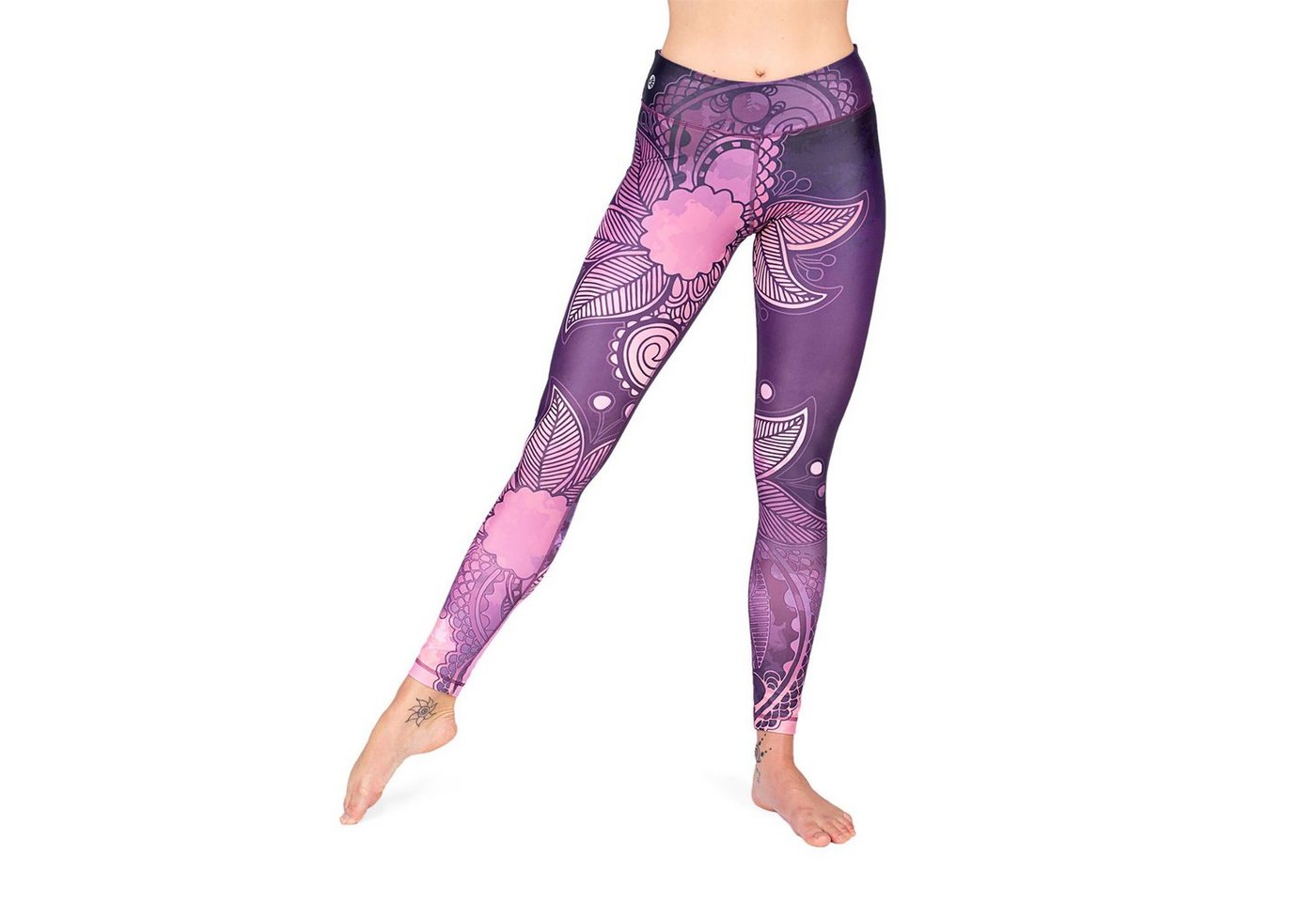 Niyama Yogaleggings Yoga Leggings Purple Blossom (Standard, 1-tlg) von Niyama