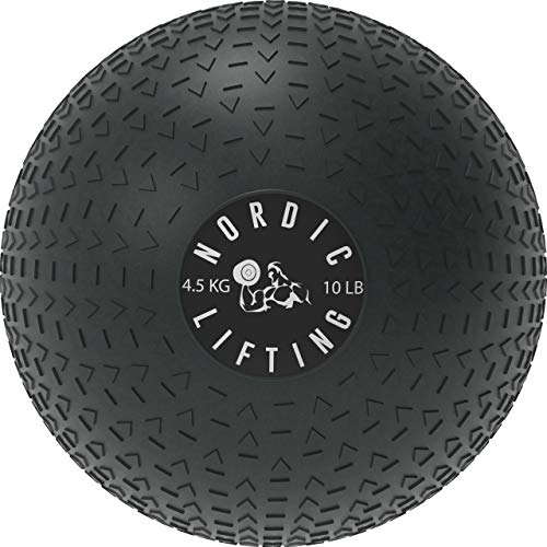 Nordic Lifting Dead Weight Slam Ball für Crossfit - Strukturierter Slamball für Core- und Fitnesstraining (10.00) von Nordic Lifting