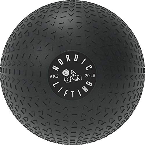 Nordic Lifting Dead Weight Slam Ball für Crossfit - Strukturierter Slamball für Core- und Fitnesstraining (20.00) von Nordic Lifting