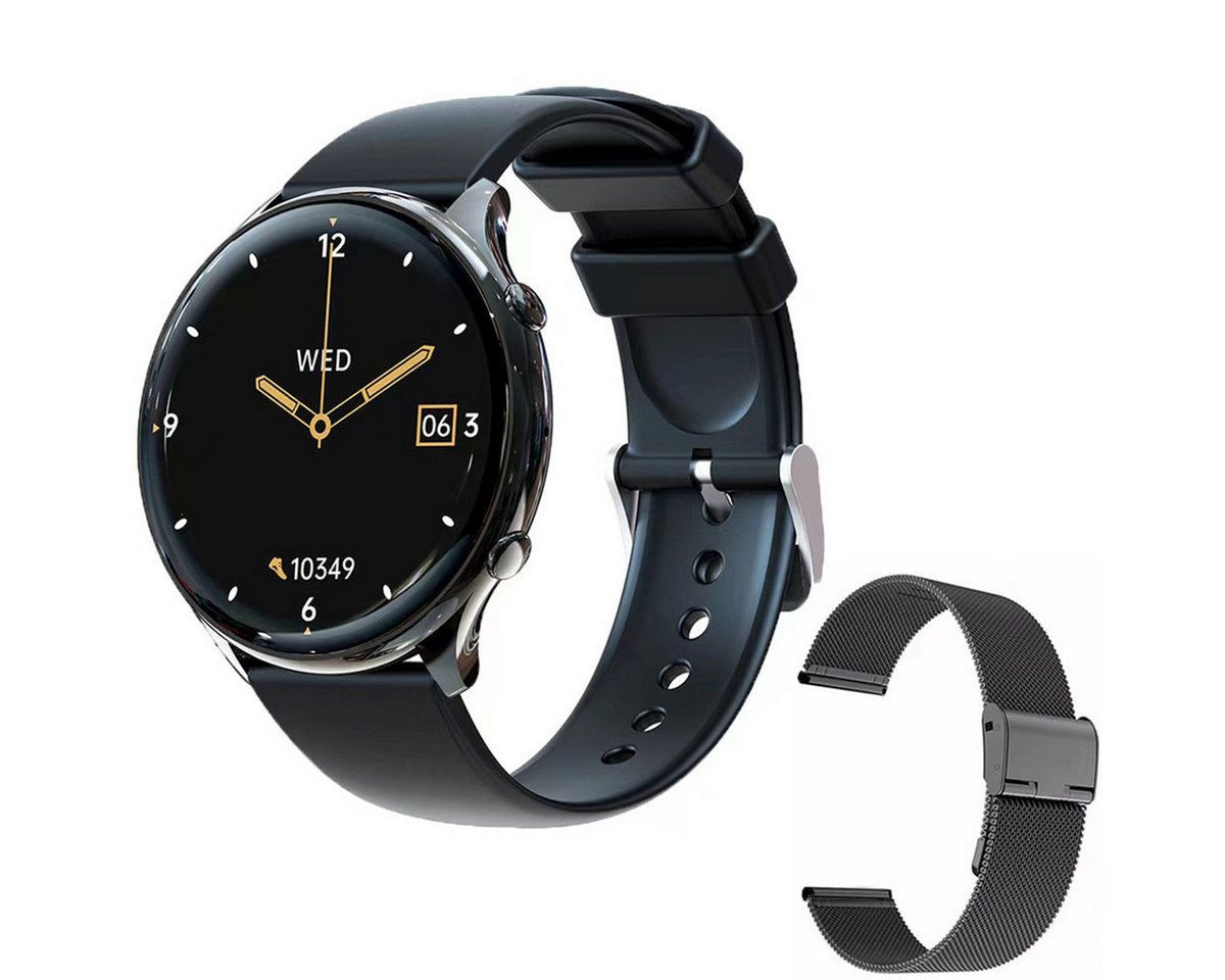 Novzep Smartwatch, Bluetooth-Anruf Gesundheitserfassung Schrittzähler Smartwatch von Novzep