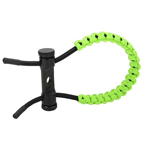 Nunafey Bow Wrist Sling, Nylon verstellbare Bogen-Handschlinge für das Training(Grün) von Nunafey