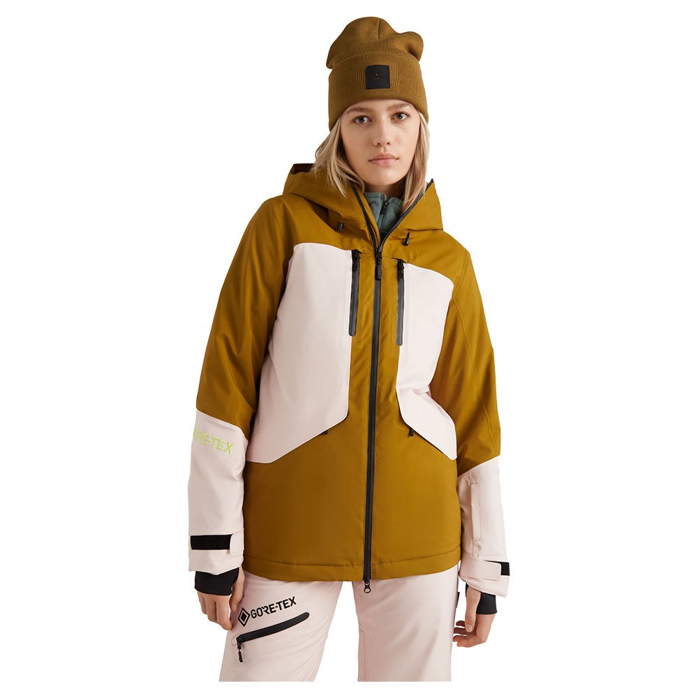 O´neill Gtx Insulated Detachable Jacket Gelb XS Frau von O´neill