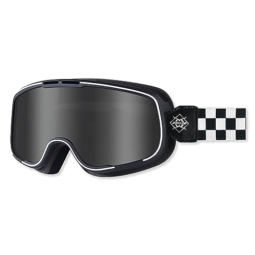 OLYSPM Motocross Brille Motorradbrille Retro mit Doppelter Schaumstoffauskleidung,Verstellbarem Gummiband,Motorrad Brillen mit Wasserdicht,Winddicht,Staubdicht,Anti-Beschlag,UV-Schutz von OLYSPM