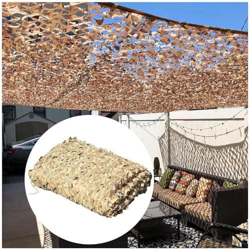 OSUKI Tarnnetze Für Garten, Dekorations Sichtschutz Tarnung Net, Outdoor Sonnenschutznetz, Leicht Und Langlebig (Size : 7x10m/23x32.8ft) von OSUKI