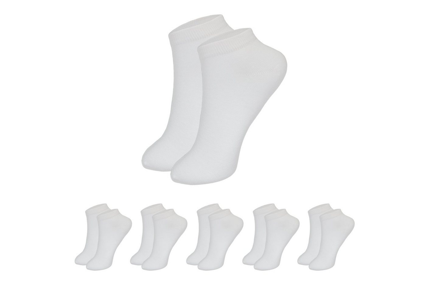 SO.I Freizeitsocken Sneaker Socken für Damen & Herren aus Baumwolle (Größen 35-46, 5-20 Paar) atmungsaktive Unisex Socken von SO.I