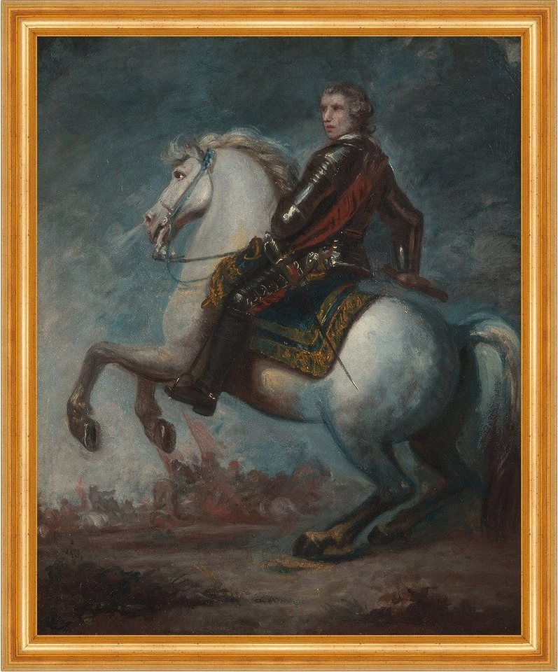 Kunstdruck Sir Jeffrey Amherst Sir Joshua Reynolds Pferde Reiter Zügel B A3 00110, (1 St) von OTTO