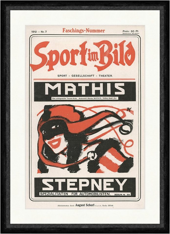 Kunstdruck Sport im Bild Sport - Gesellschaft - Theater Mathis F_Vintage 00731 Ge, (1 St) von OTTO