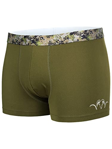 OUTDOORDINO Blaser Shorts Magnum 3.0 - Unterhose für Jäger Männer Oliv - Boxershorts für Herren - Boxershort in Patronenschachtel Design (L) von OUTDOORDINO