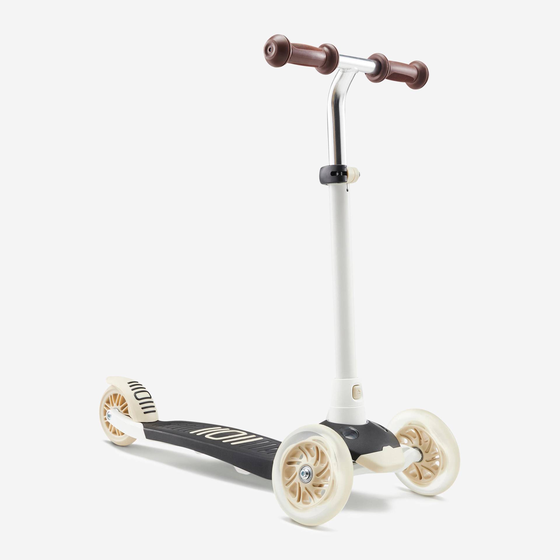 Scooter 3-Rad Tretroller Kinder - B1 500 schwarz/beige von OXELO
