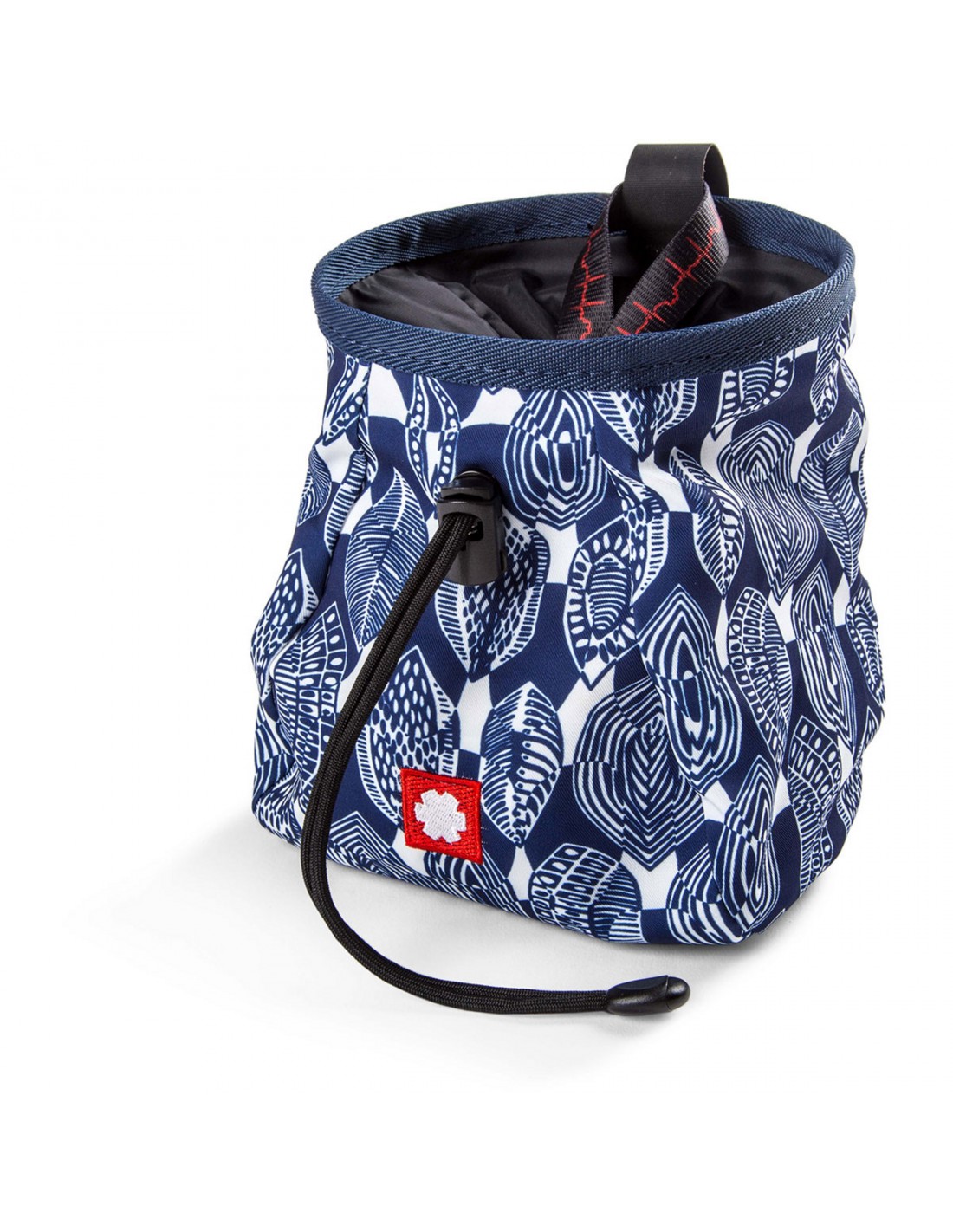 Ocun Chalkbag Lucky + Belt, abstract blue Chalkbag Verwendung - Klettern, Chalkbag Farbe - Blau, von Ocun