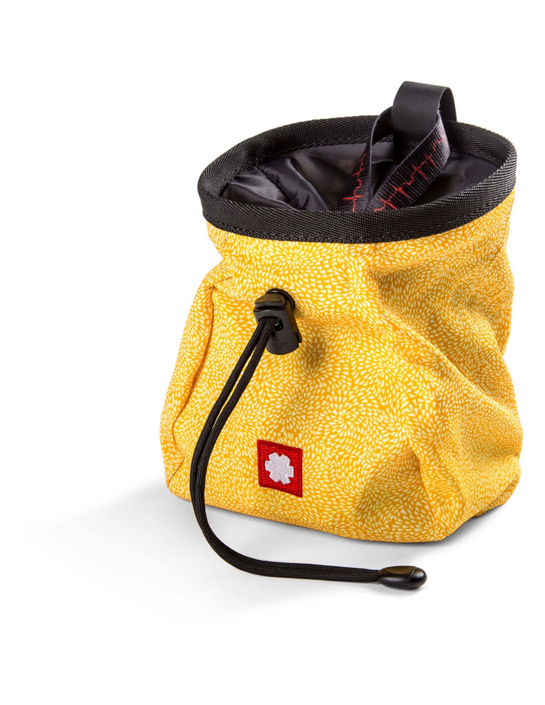 Ocun Chalkbag Lucky + Belt, drops yellow Chalkbag Verwendung - Klettern, Chalkbag Farbe - Gelb, von Ocun