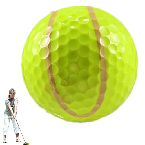 Oldmoom Indoor-Golfbälle, farbige Golfbälle, Lustige doppelschichtige Golfbälle, Neuartige, sortierte, niedliche Cartoon-Bälle für die Driving Range, Golfzubehör für Männer, alle Golfer von Oldmoom