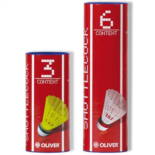Oliver ProTec 5 - 51330 B�lle - Pro Tec Badmintonb�lle weiss schnell von Oliver