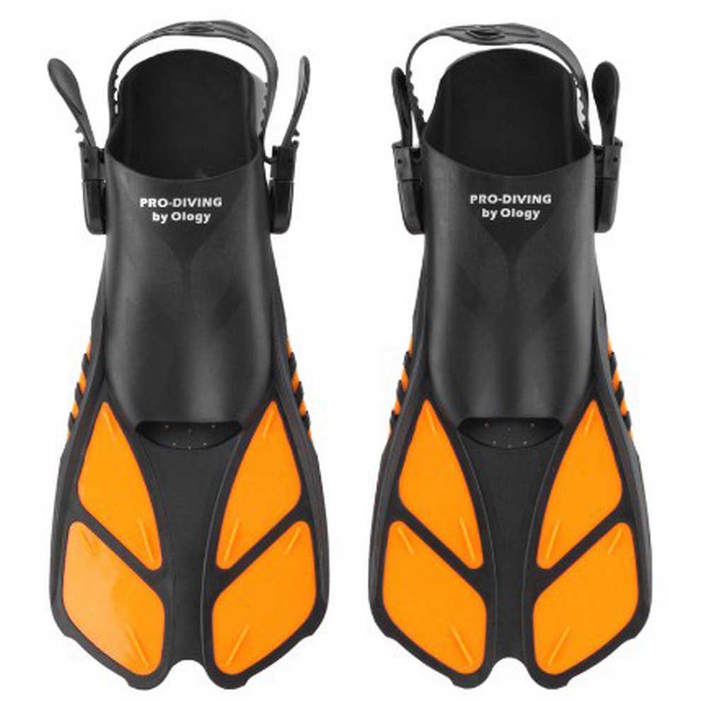 Ology Pro-diving Snorkeling Fins Orange EU 41-47 von Ology