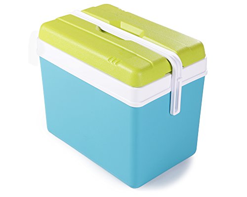 Ondis24 Kühlbox Promotion Blau/Grün Kühltasche für Camping und Picknick aus Kunststoff (35 Liter) von Ondis24