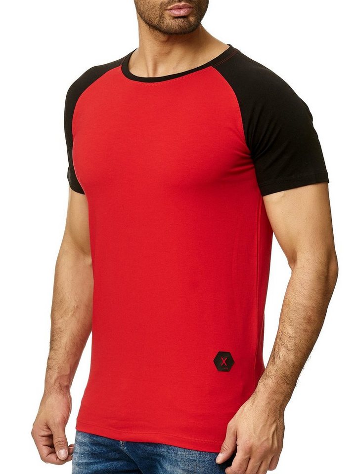 OneRedox T-Shirt 1302C (Shirt Polo Kurzarmshirt Tee, 1-tlg., im modischem Design) Fitness Freizeit Casual von OneRedox