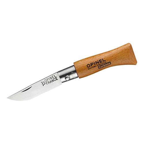 Opinel Carbon Messer Erwachsene, Natur, N° 2 von Opinel