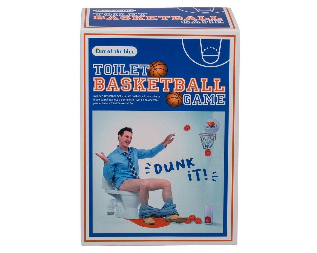 Out of the Blue Basketballkorb Spielset fürs Badezimmer mit Basketbällen, Spielmatte und Türschild (7-St), inkl. Aufhängung von Out of the Blue