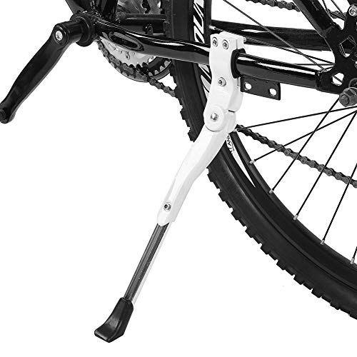 Outbit Bike Kickstand Weiß Fahrradständer 16 - Fahrradständer aus weißer Aluminiumlegierung für Radfahrer für 16" 20" 24" 26"(Weiß) von Outbit