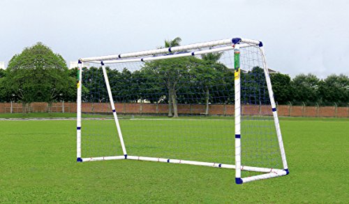 Outdoor Play | Profi Vario Fußballtor 2,4m x 1,8m oder 3,6m x 1,8m cm mit Zwei Netzen, Stabil Wetterfest von Outdoor Play