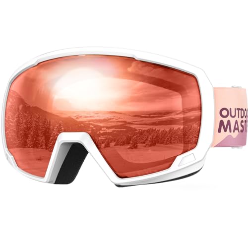 OutdoorMaster Kids Ski Goggles, Snowboard Goggles - Jugend Schneebrillen - Halo von OutdoorMaster