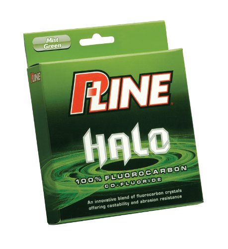 P-Line Halo Fluorocarbon Mist Grün Angelschnur 200 YD (Filler Spule) von P-Line