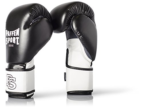 Paffen Sport «FIT» Boxhandschuhe für das Training; schwarz/weiß; 12UZ von PAFFEN SPORT