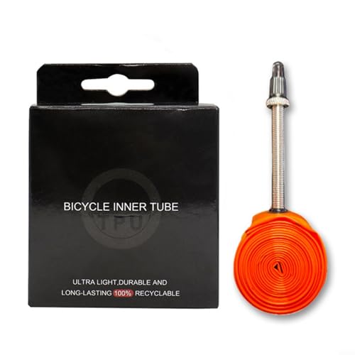 Fahrradschläuche Ultraleicht Fahrrad Schlauch Mountainbike TPU Material Reifen 27,5/29 X1,9-2,3 (27,5 x 1,9-2,3 60 mm) von PETSTIBLE
