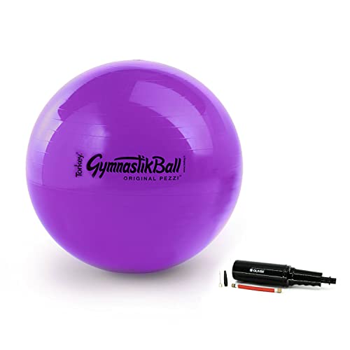 Pezzi Original Pezziball Standard 75 cm m. Pumpe Kombi Gymnastikball violett von Pezzi