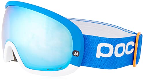 POC Fovea Mid Clarity Comp - Optimale Skibrille für den Wettkampf, Fluorescent Pink/Spektris Blue von POC