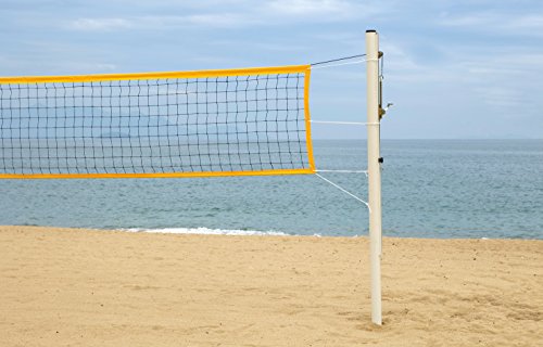 Beach Volleyballnetz - Wettkampf - 8,5 x 1 m - 3 mm - MIT VERSTÄRKTEN RÄNDERN von POWERSHOT