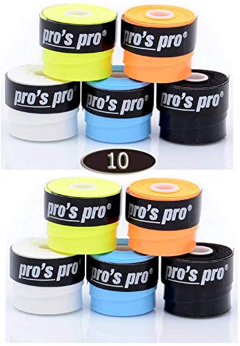 PROS Pro Aqua Zorb Premium 10 Tennis Griffbänder bunt von PROS