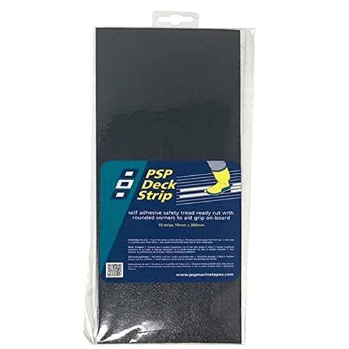 PSP TAPES Erste Hilfe Sets Deck Strip Antirutschst 19 x 30 cm 10 Stück/VP Schwarz, 56184 von PSP TAPES