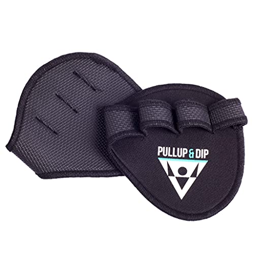 PULLUP & DIP Griffpolster Griffpads für Klimmzüge, Fitness, Bodybuilding & Krafttraining, 1 Paar Neopren Grip Pads, Trainings Pads als Alternative zu Trainingshandschuhen für maximalen Griff von PULLUP & DIP