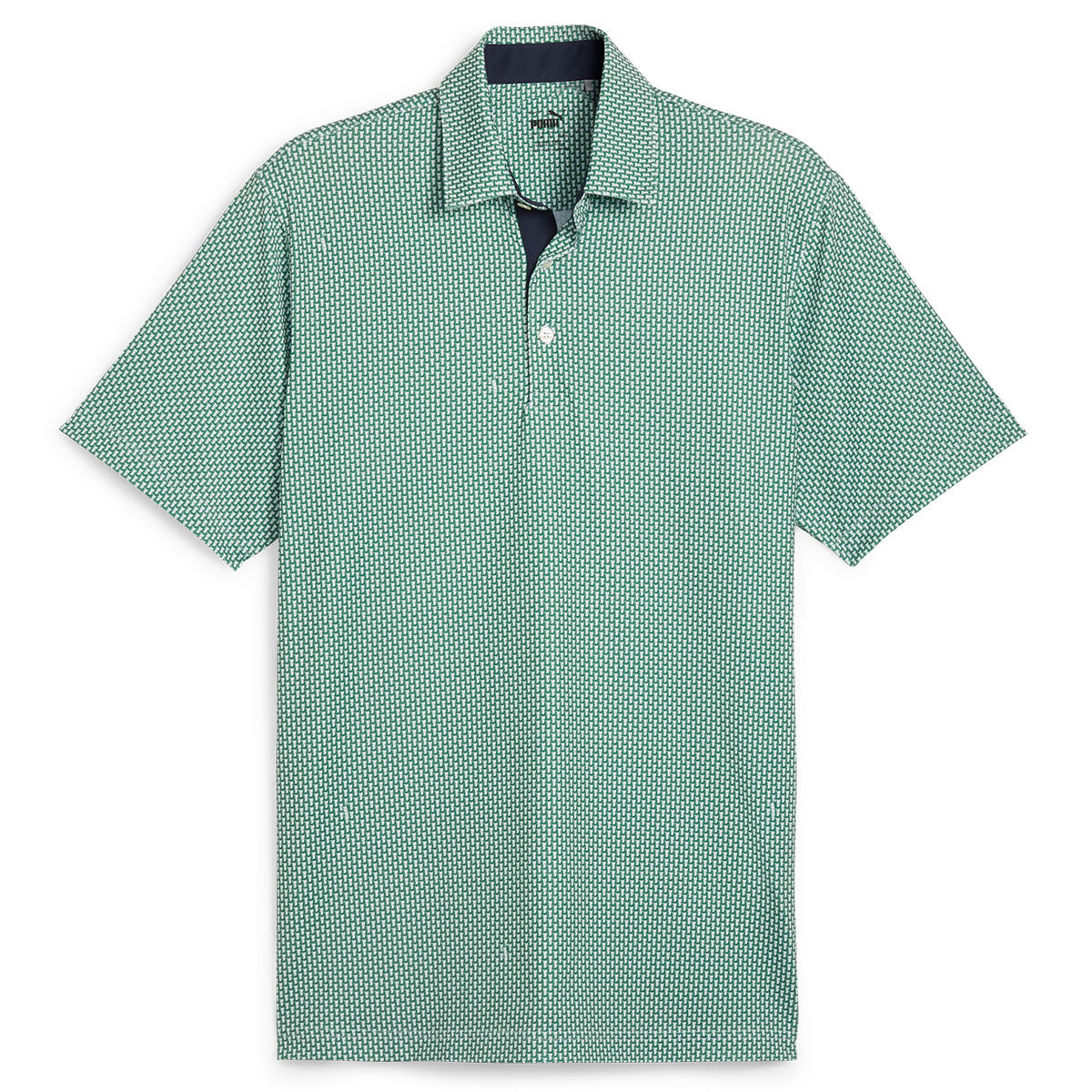PUMA Men's MATTR Cups Golf Polo Shirt, Mens, White glow/vine, Medium | American Golf von PUMA Golf