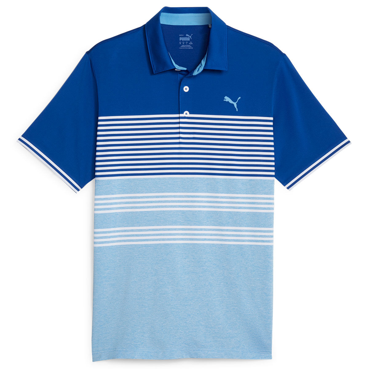 PUMA Men's MATTR Track Golf Polo Shirt, Mens, Festive blue/regal blue, Small | American Golf von PUMA Golf