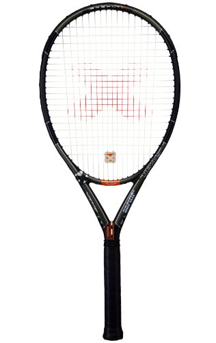 pacific Tennisschläger Nexus - unbespannt mit Hülle, schwarz/ chrome, 3: (4 3/8), PC-0133.03.10 von Pacific