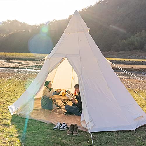 Outdoor-Campingzelt, Wasserdichtes Familien-Pyramidenzelt Für Bergsteigen, Wandern, Camping - Indisches Tipi-Zelt von PacuM