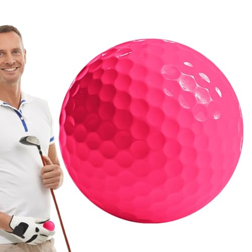Paodduk Golfbälle bunt,Farbige Golfbälle - Übungsgolfbälle,Langstrecken-Golfbälle für Golfliebhaber, tragbare Golfbälle mit festem Kern, neonfarbene Golfbälle von Paodduk