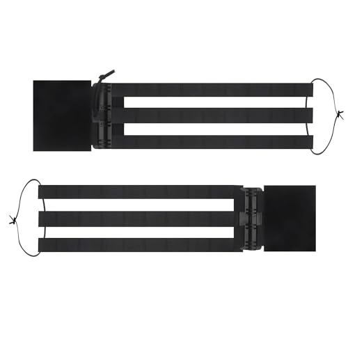 Peminkoo Taktische Weste Kummerbund mit Schnellverschluss-Schnallen-Set für JPC 420 419 XPC Airsoft Plate Carrier Strap (Black) von Peminkoo