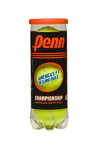 PENN Championship Tennisbälle aus Filz, Normale Beanspruchung, 1 Dose, 3 Bälle von Penn