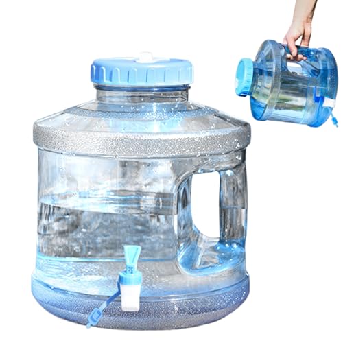 Peosaard Wasserbehälter mit TAP 2 Gallonen Campingwasser -Krug BPA Wassertank mit Griff klarer Wasserspeicher Eimer für Outdoor -Sportcamping -Wandern von Peosaard