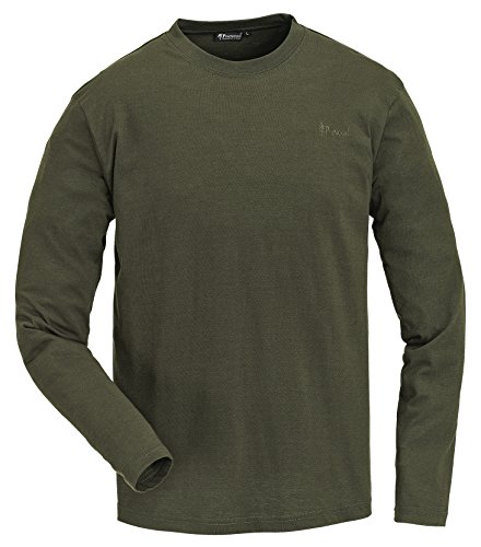 PINEWOOD Herren Langarm Shirt im Doppelpack Pullover, grün, 3XL von Pinewood