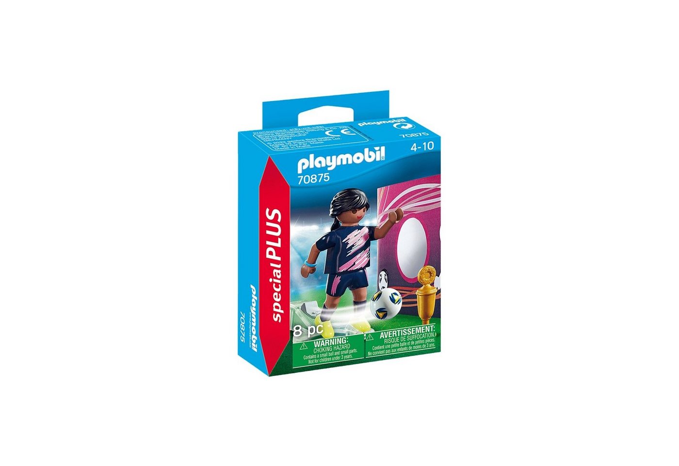 Playmobil® Spielbausteine 70875 Fußballerin mit Torwand von Playmobil®