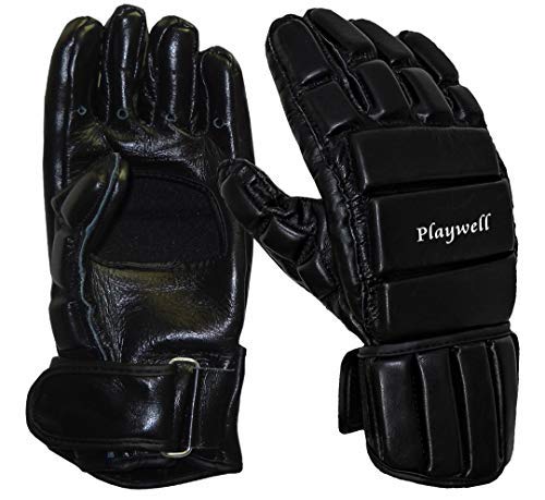 Playwell Vollkontakt-Handschuhe für Escrima/Kali, Leder Large von Playwell