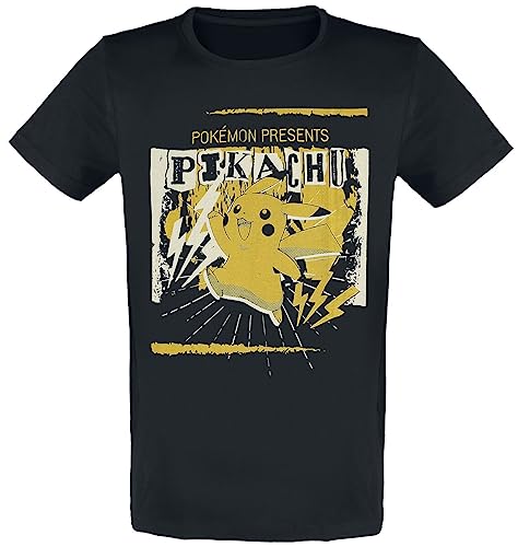 Difuzed - Pika Punk - T-Shirt Homme (L), 8718526362619, Schwarz, Einheitsgröße von Difuzed