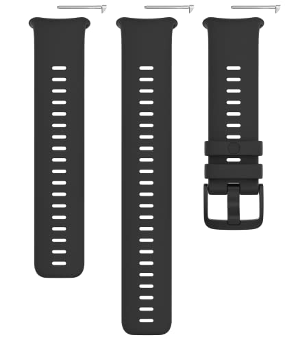Polar Silikon-Armband Vantage V2 22 mm Schwarz S-L von Polar