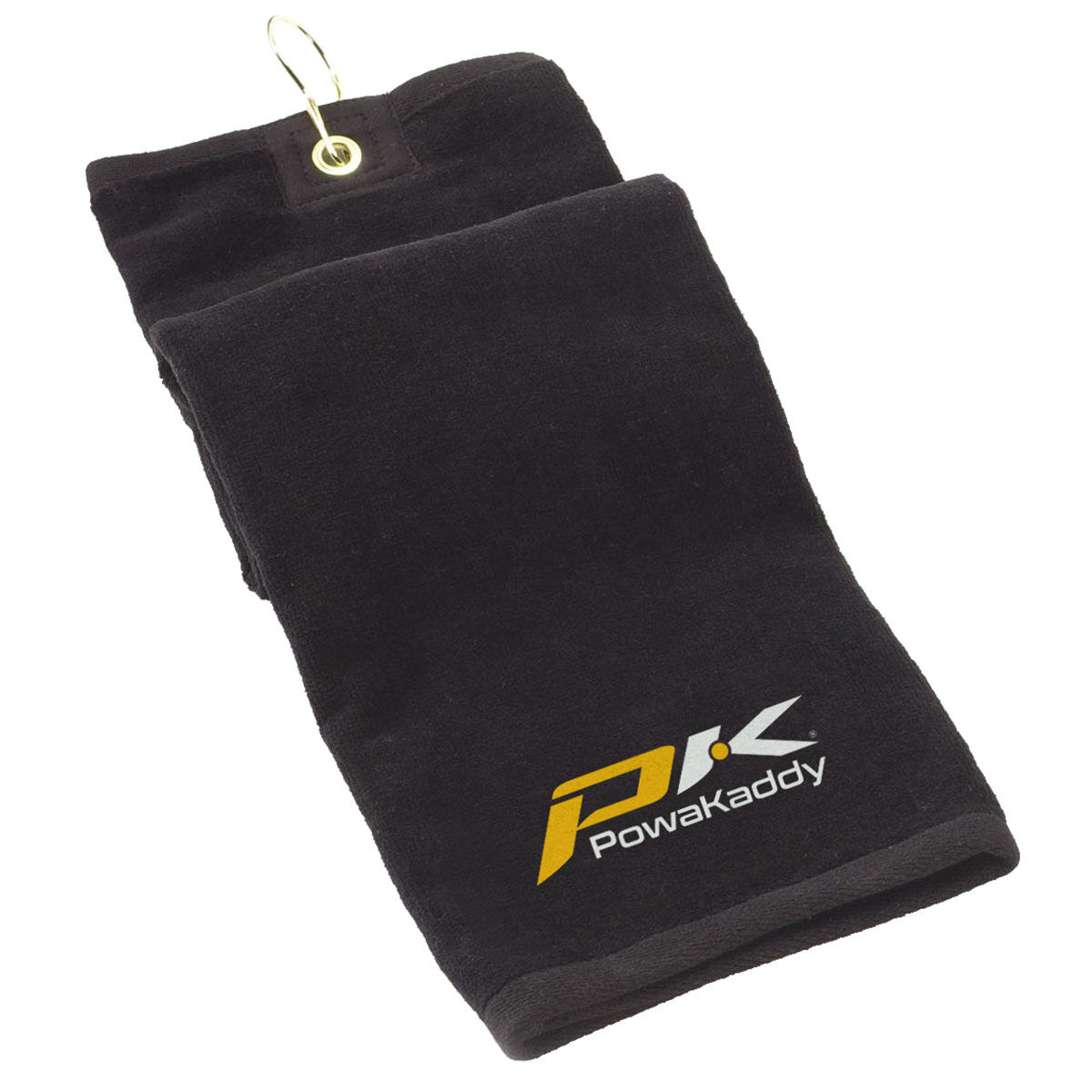PowaKaddy Black Velour Bag Towel, One Size | American Golf von PowaKaddy